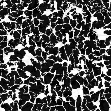 Siyah bir arka plan üzerinde beyaz çatlaklar