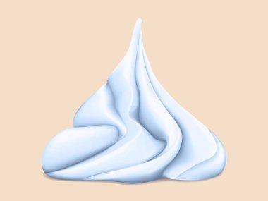 Mavi krem bükülmüş