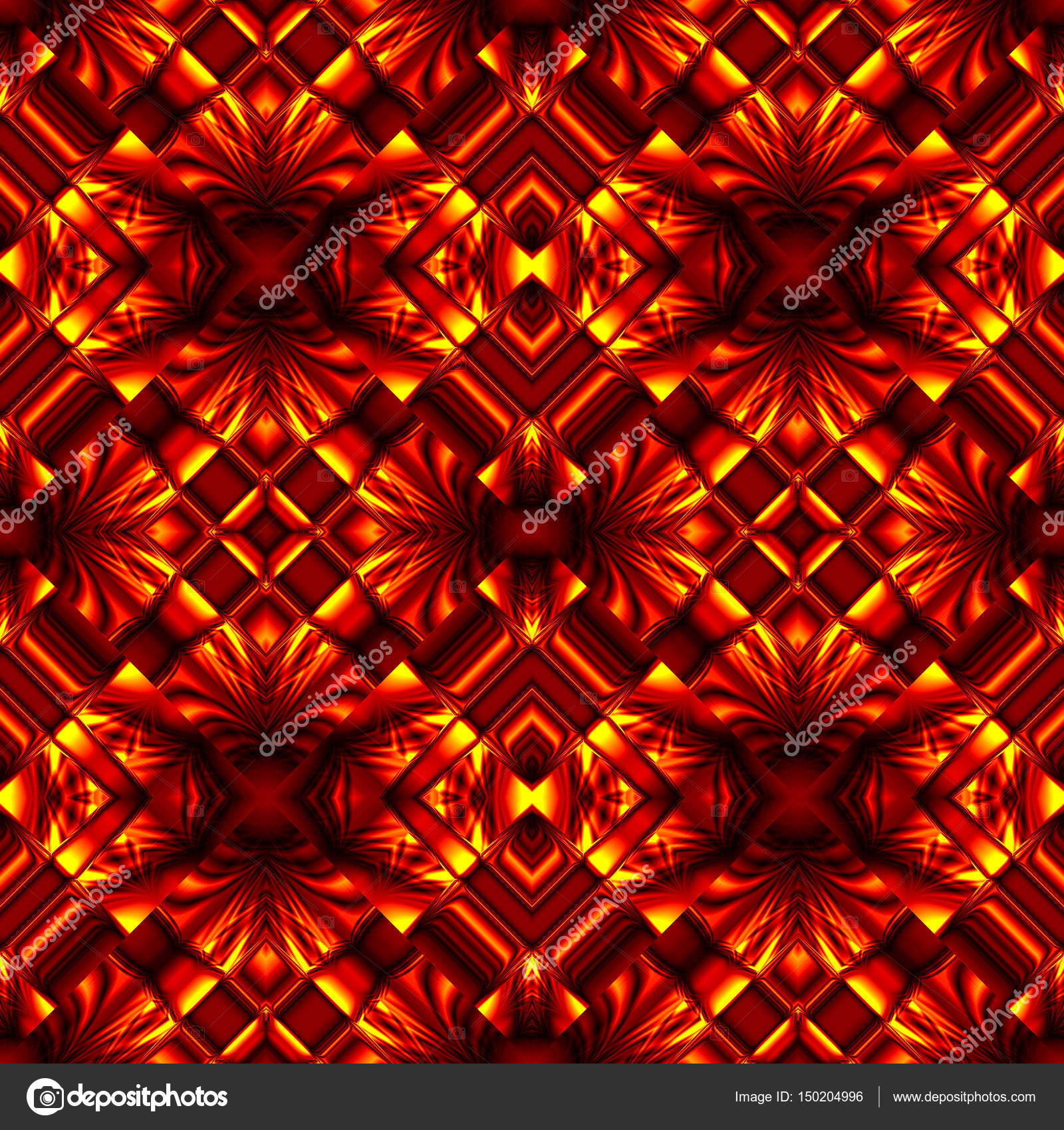 Seamless Pattern In Colors Of Fire Stock Vector C Pavel A V