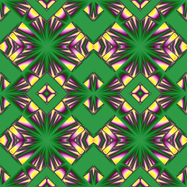 Sarı ve yeşil seamless modeli