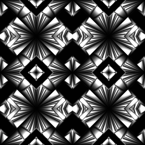 Black and white seamless pattern — Stock Vector