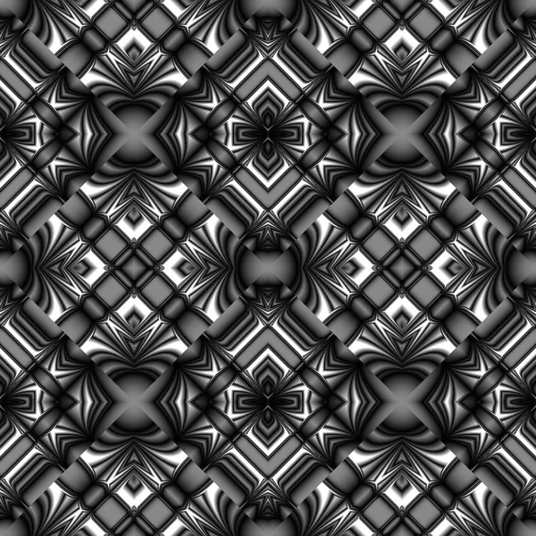 Черно-белый бесшовный рисунок — стоковый вектор