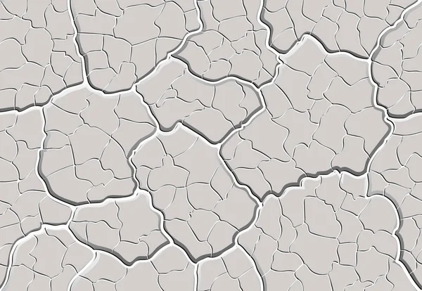Plâtre fissuré motif sans couture — Image vectorielle