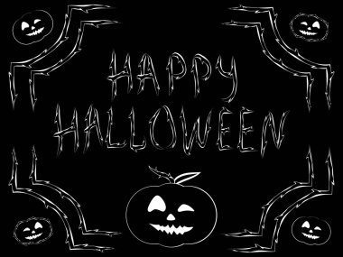 Kutlama mutlu Halloween yazıt