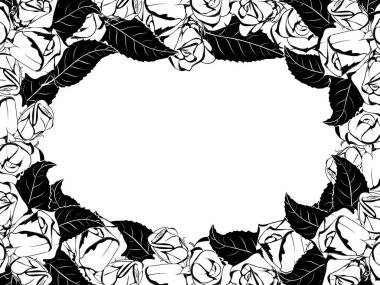 Güllü kutlama için çerçeve