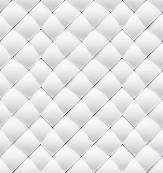 Patchwork senza soluzione di continuità modello origami bianco — Vettoriale Stock