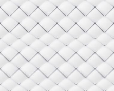 Patchwork kesintisiz beyaz origami desen