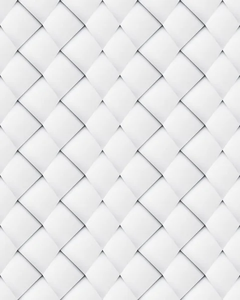 パッチワーク シームレスな白い折り紙パターン — ストックベクタ
