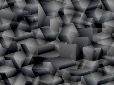 Kübizm tarzında izometrik seamless modeli