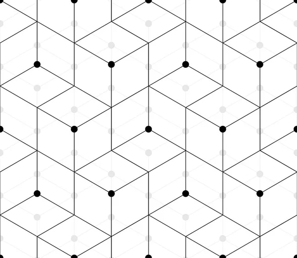 三角形や菱形のシームレス パターン — ストックベクタ
