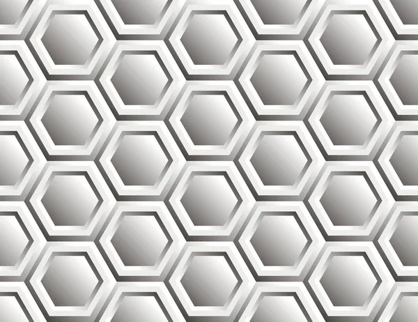 Naadloze patroon van zeshoeken — Stockvector