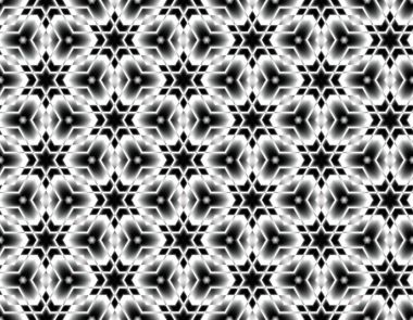 Çiçek buz parçaları ile stilize sorunsuz vektör görüntü