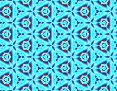 Vektör sorunsuz resmi geometrik öğeleri parlak renkler