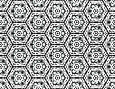 Vektör sorunsuz resmi bir retro tarzı geometrik öğeleri