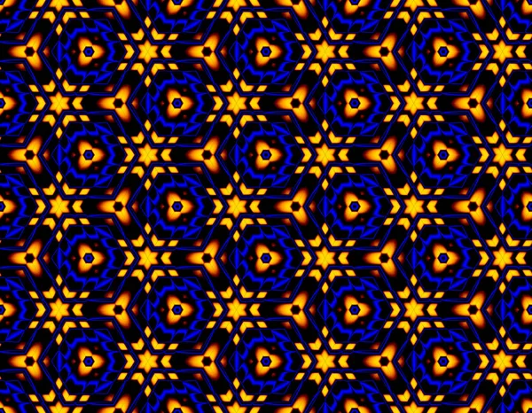 Яскравий вектор безшовна ілюзія геометричних фігур з пелюстками — стоковий вектор