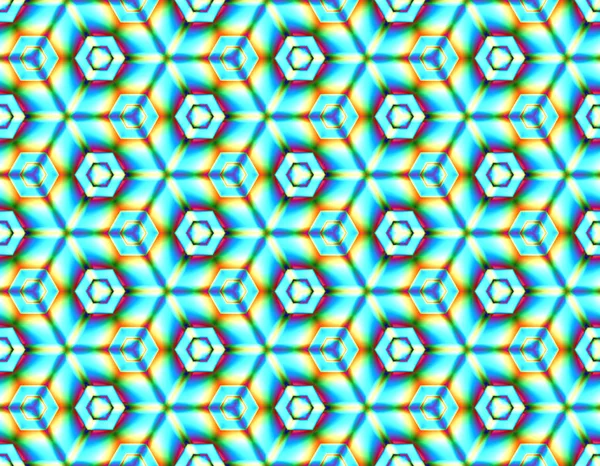 Цветовая бесшовная картина геометрических элементов ярких цветов — стоковый вектор