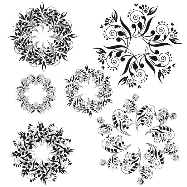 Weihnachten, schwarz-weiß, Schneeflocken — Stockfoto