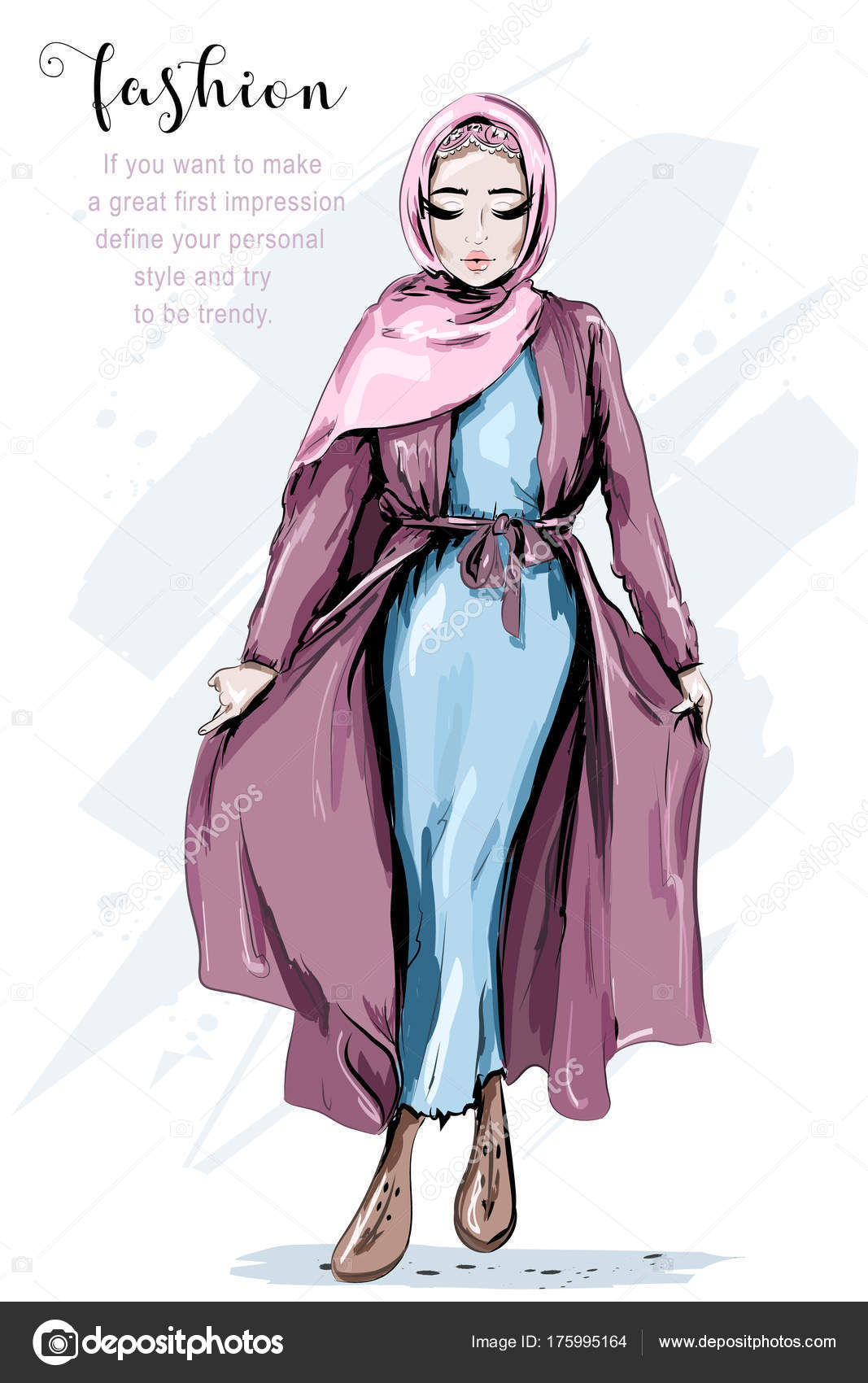 Illustration  Islamic girl images, Hijab drawing, Hijab cartoon