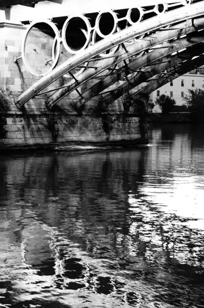 Ponte Triana Siviglia Con Fiume Guadalquivir Tramonto — Foto Stock