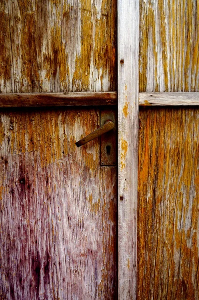 Scatto Frontale Una Porta Particolare Unica — Foto Stock