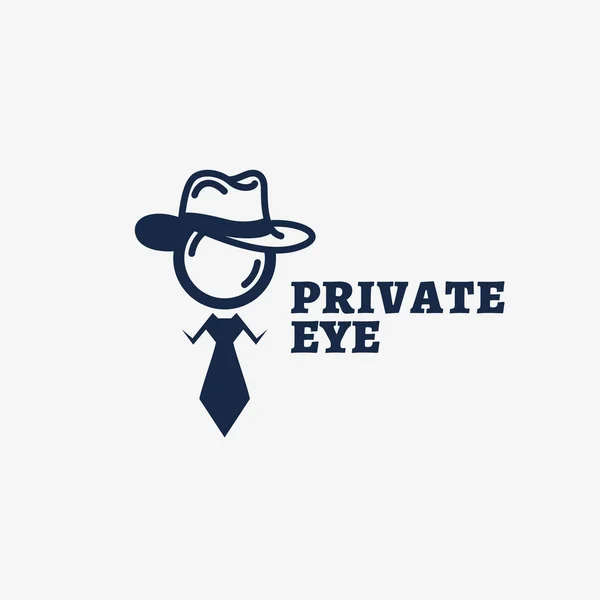 Prywatny detektyw logo — Wektor stockowy