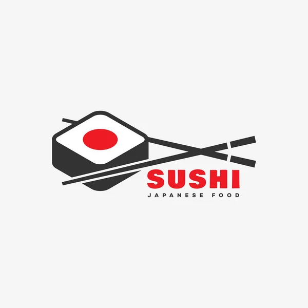 Logo giapponese del sushi — Vettoriale Stock