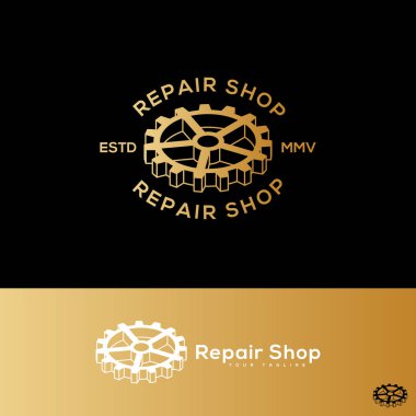 Tamir dükkanı logosu