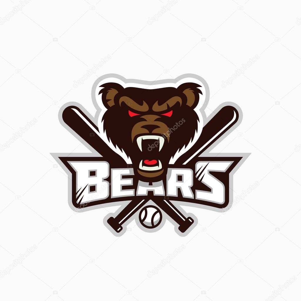 Bear mascot template