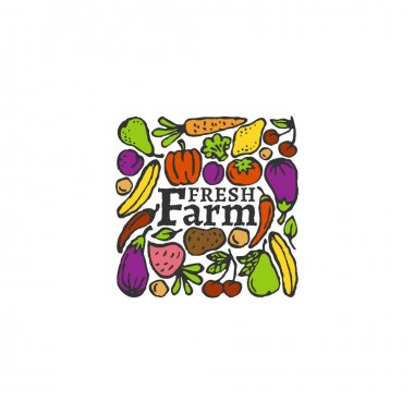 Taze çiftlik etiketi