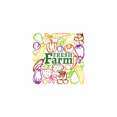 Taze çiftlik etiketi