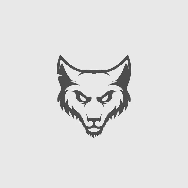 Modello logo Fox — Vettoriale Stock