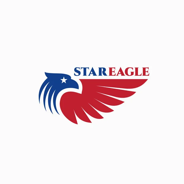 Eagle Logo mall — Stock vektor
