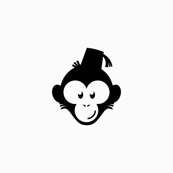 Modèle de logo singe — Image vectorielle