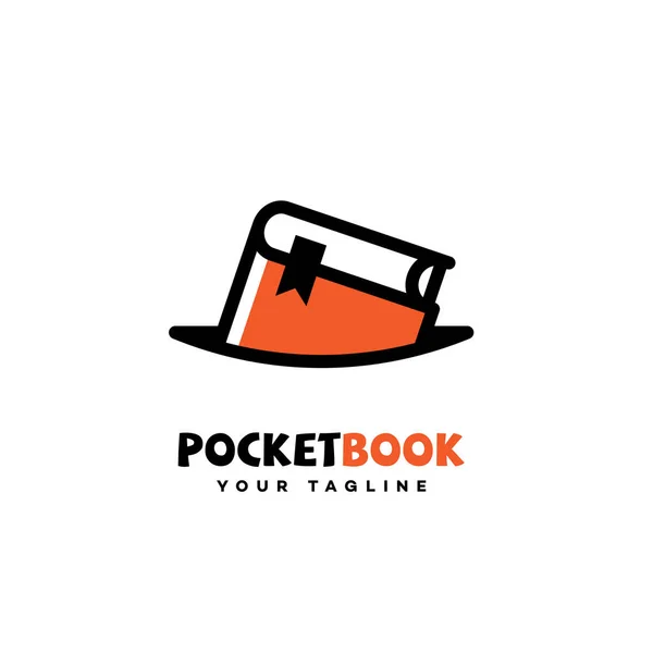 Taschenbuch-Logo — Stockvektor