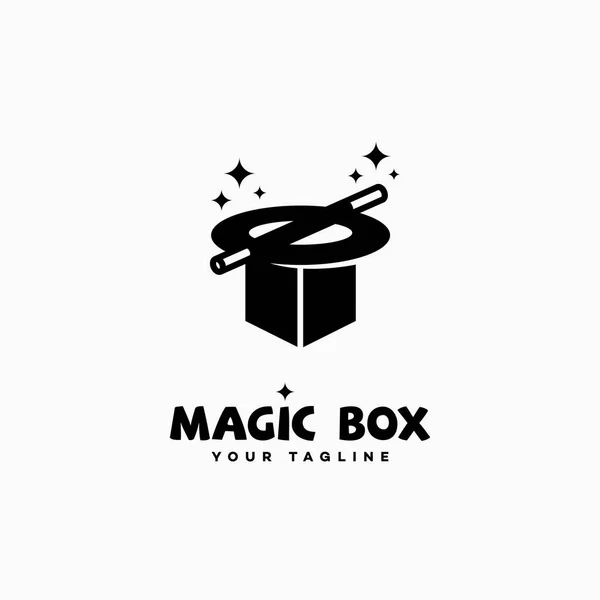 Magic box logo — Stock Vector