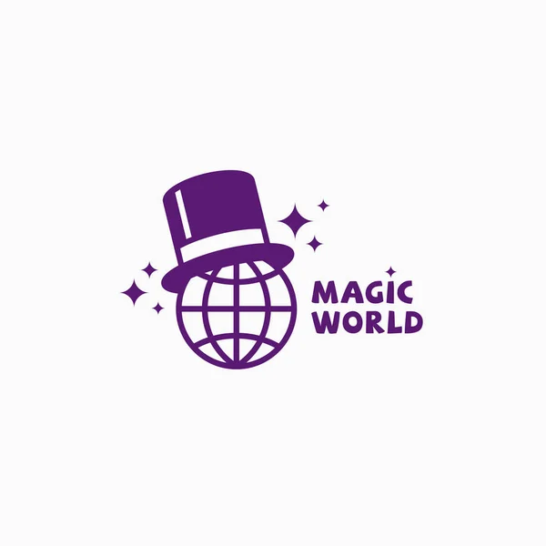 Magiczny świat logo — Wektor stockowy