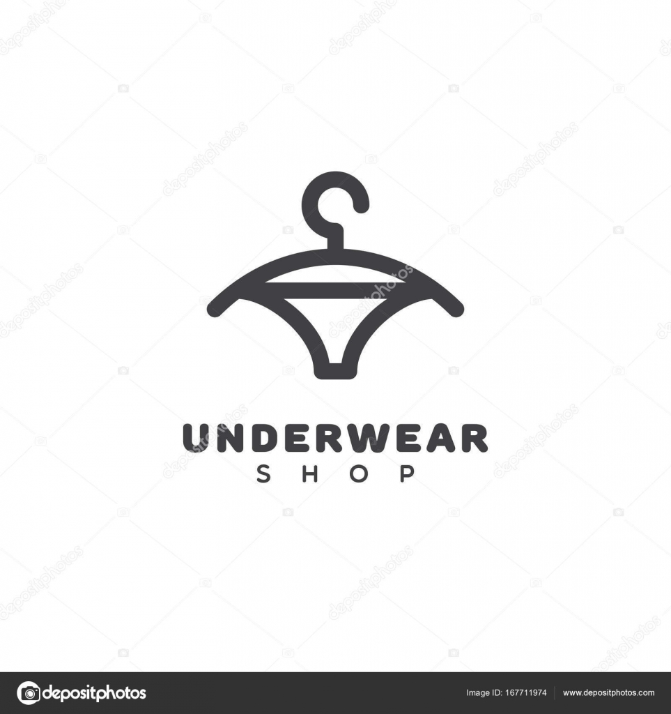 Forhandle Igangværende fe Undertøj shop logo — Stock-vektor ©jazzzzzvector 167711974