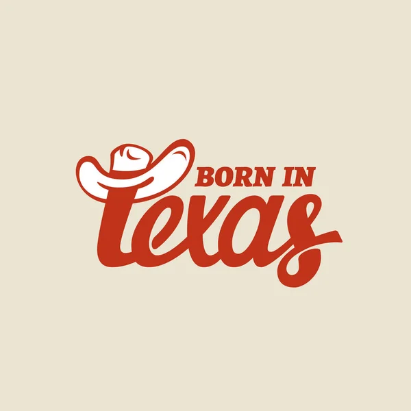 Design de modelo de letras Texas —  Vetores de Stock