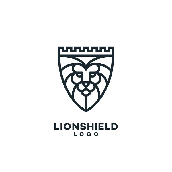 Lion logotyp mall — Stock vektor