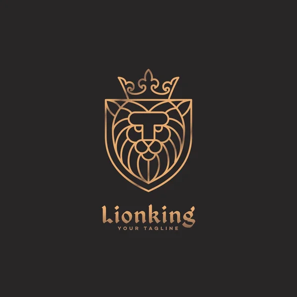 Lion Logo šablona — Stockový vektor