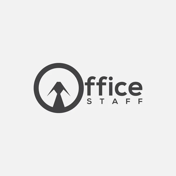 Office staff logo — Stock Vector