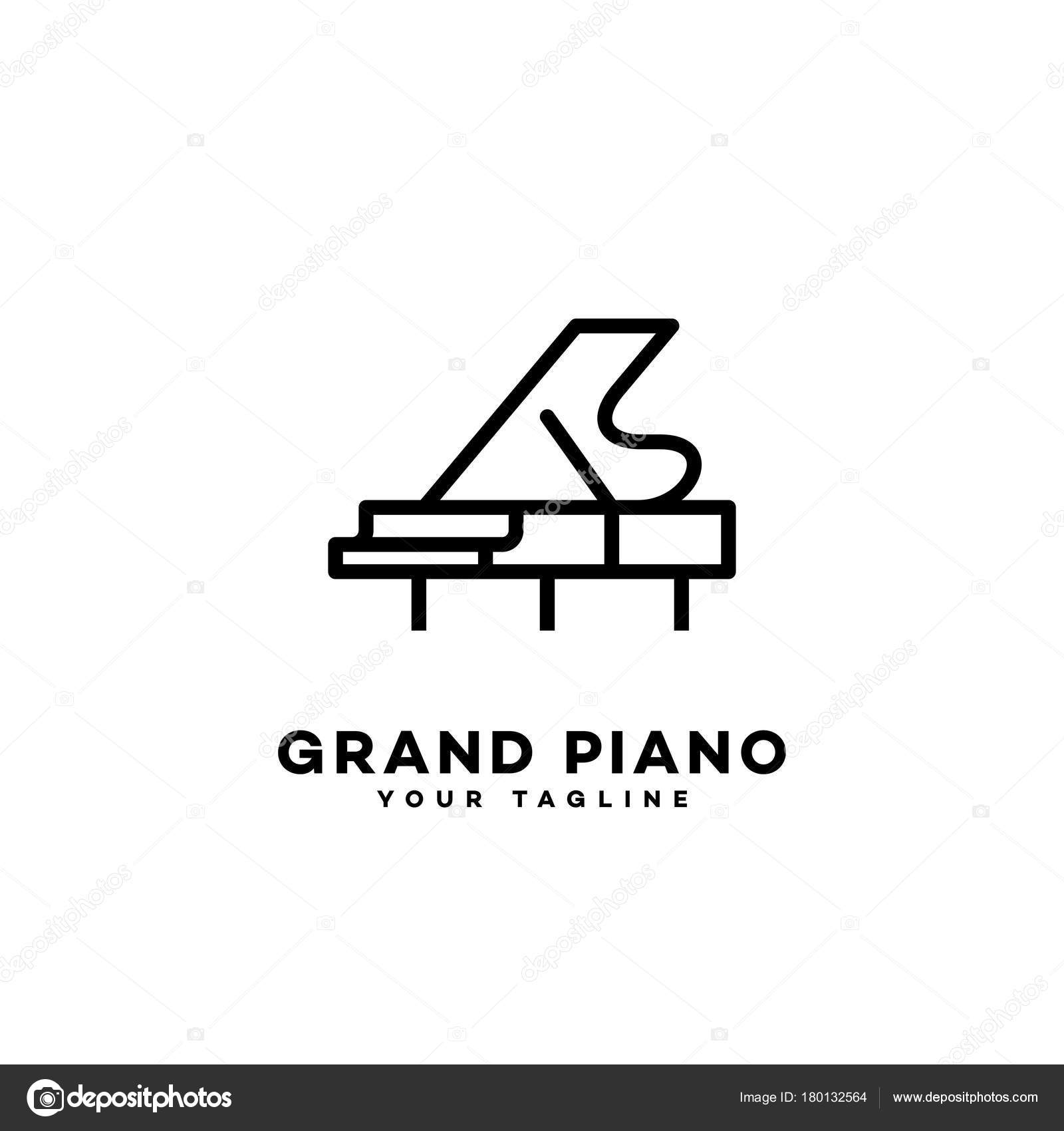Piano Logo Design Vector Illustration Template For Music Instrument Royalty  Free SVG, Cliparts, Vectors, and Stock Illustration. Image 136974230.