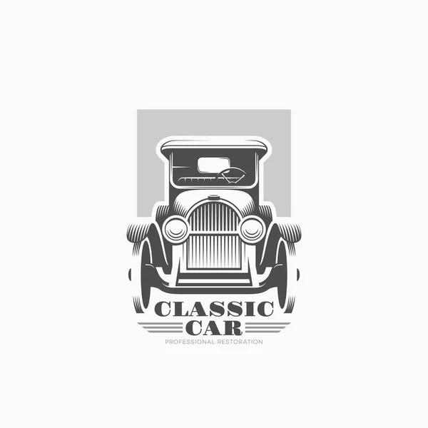 Logotipo clássico do carro — Vetor de Stock