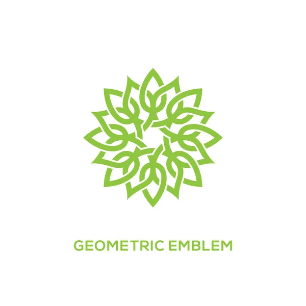 Geometrische embleem sjabloon — Stockvector