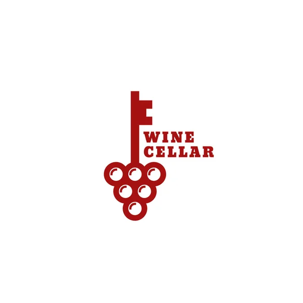Logo de cave à vin — Image vectorielle