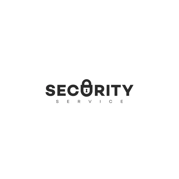 Logo des Sicherheitsdienstes — Stockvektor