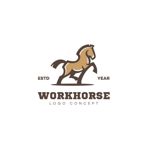 Logo cheval — Image vectorielle