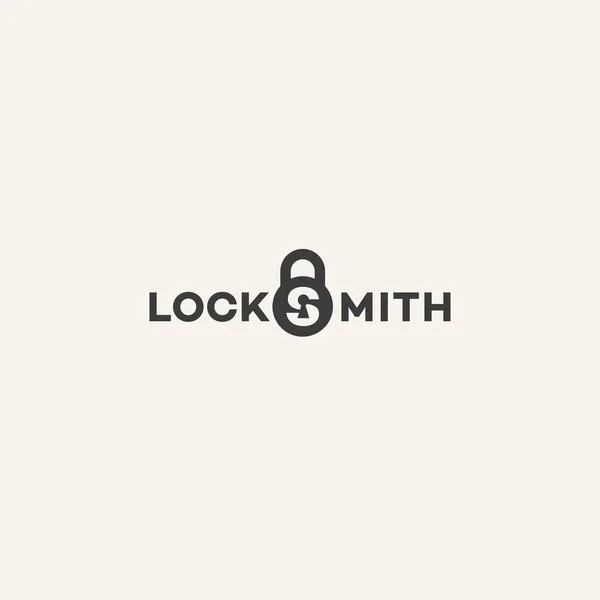 Locksmith logo — Stock Vector