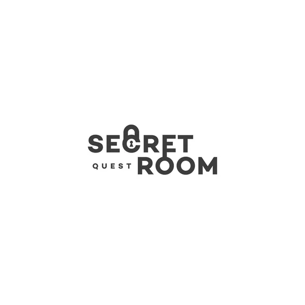 Logo van de geheime kamer Vectorbeelden