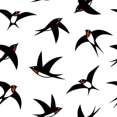 uçan kırlangıç seamless modeli